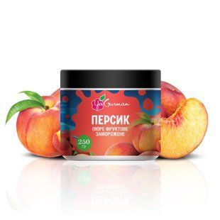 Пюре персика замороженное 250 г, YaGurman