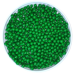 Шарики зеленые 5 мм, 25 г