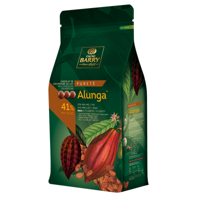 Молочний шоколад ALUNGA 41%, Cacao Barry