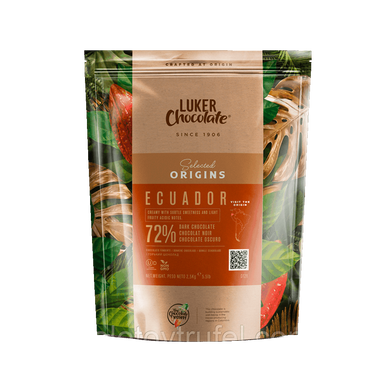 Шоколад черный Ecuador 72 %, Luker Chocolate