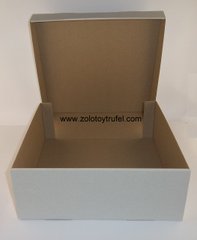 Картонная коробка для пирогов "Белая 30*30*11 см" ( 5шт)