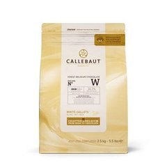 Белый шоколад W 26 % какао 2.5 кг, Callebaut