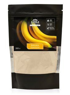 Сублимированный порошок банана 200 г, Best Way Foods