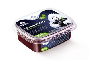 Пюре чорной смородины без сахара замороженное 300 г, YetiCo