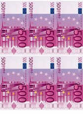Євро, Вафельний папір 0,3 мм