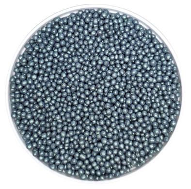 Неоново-бирюзовые рисовые шарики 3 мм, 25 г