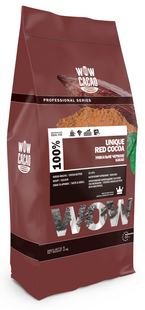 Unique Red алкализованный какао порошок 22/24 % 1 кг, WOW CACAO