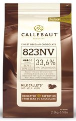 Молочный шоколад 33,6 % какао 2,5 кг (823), Callebaut