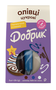 Пищевые карандаши "Сахарные перламутровые со вкусом"