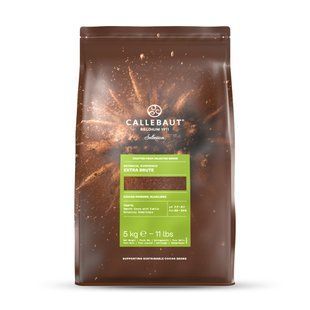 Алкалізованний какао порошок 22/24 % Botanical Extra Brute 5 кг, Callebaut