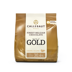 Білий шоколад з карамеллю "GOLD 30.4 % какао"0,4 кг, Callebaut