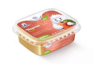 Пюре персика без сахара замороженное 300 г, YetiCo