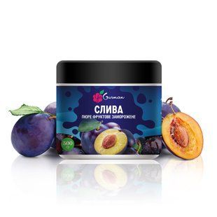 Пюре сливы замороженое 500 г, YaGurman